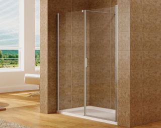 Душевая дверь Aquanet Cinetic AE12-N-80H190U-CT + AE12-F-80H190U-CT 254239 160 см стекло прозрачное профиль хром